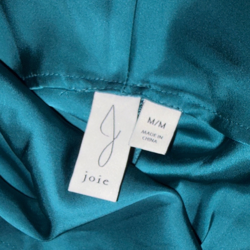 Joie Teal V-Neck Slip Dress - Picture 3 of 3